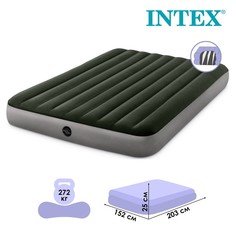 Надувной матрас Intex Dura-beam queen 64109 203x152x25 см