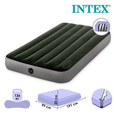 Надувной матрас Intex Dura-beam twin 64761 191x99x25 см