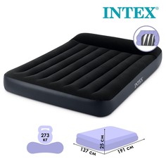 Надувной матрас Intex Pillow rest classic fiber-tech 64142 191x137x25 см