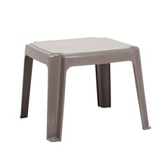 Столик для шезлонга, мокко, 45 х 45 х 38 см No Brand