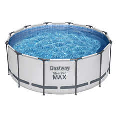 Бассейн Bestway Steel Pro Max каркасный с насосом серый 366 x 122 см 10250 литров