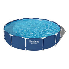 Бассейн Bestway Steel Pro каркасный с насосом синий 396 x 84 см 8680 литров