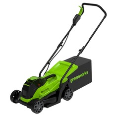 Газонокосилка Greenworks аккумуляторная, 24V, 33 см, бесщёточная, без АКБ и ЗУ, 2516107
