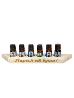 Ароматическое масло Бацькина баня набор эфирных масел для бани и сауны 60 мл с полочкой