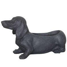Цветочное кашпо Idealist Lite Собака DOG-ONE-BLK-50 7,7 л черный 1 шт.