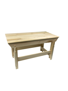 Скамья деревянная Л-ПРО 80 см липа бежевая