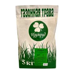 Семена газонных трав Изумруд Садово-парковая, тень 5 кг