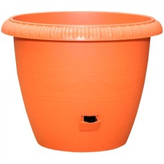 Цветочный горшок Le jardin на колесах 387632 13 л терракотовый 1 шт. No Brand