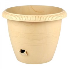 Цветочный горшок Le Jardin на колесах 387564 20,5 л бежевый 1 шт.