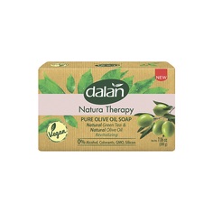 Мыло для бани Dalan Natura Therapy, кусковое, Зелёный Чай и Оливковое Масло, 200 гр