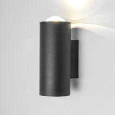 Уличный настенный светильник Elektrostandard Column LED 35138/U черный 4000 К IP54