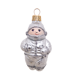 Елочная игрушка Космонавт Элита 801449 1шт разноцветный Elita