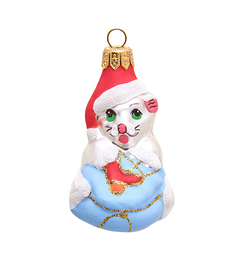 Елочная игрушка Котик Элита 801646 1шт разноцветный НФ-060/1 Elita