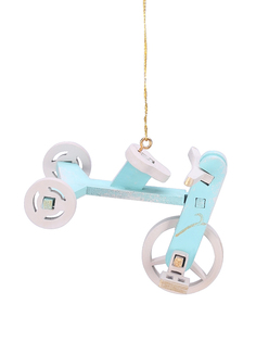 Елочная игрушка Детский велосипед Wood-souvenirs 56GG64-25804 Classic 1 шт. разноцветный