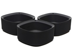 Горшок для цветов Navako Melo 16012-3 1.8L Anthracite 3 шт
