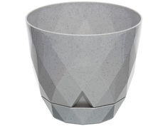 Горшок для цветов Navako Rico 16013 0.3L Grey 1 шт