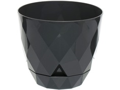 Горшок для цветов Navako Rico 16015 0.3L Anthracite 1 шт
