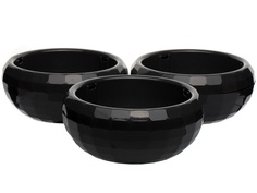 Горшок для цветов Navako Luna 16104-3 2L Anthracite 3 шт