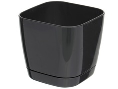 Горшок для цветов Navako Paco 16114 0.25L Anthracite 1 шт