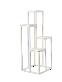 Подставка для цветов Playwoods flowerstand wt black белый - слоновая кость