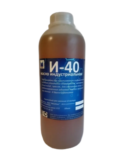Масло индустриальное МегаХим И-40 1 л.