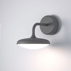 Уличный настенный светодиодный светильник Elektrostandard Portal 35162/D IP54 4000К серый