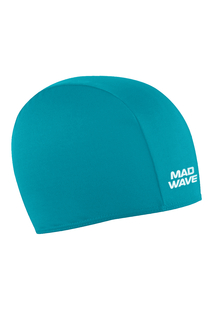 Шапочка для плавания Mad Wave Poly II бирюзовый