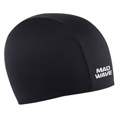 Шапочка для плавания Mad Wave Poly II черный