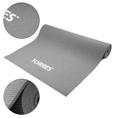Коврик для йоги Torres Relax 6 арт.YL12236G серый