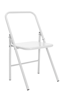 Складной стул для йоги Мебек Хатха 41 см белый