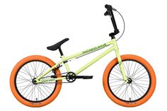 Велосипед Stark Madness BMX 5 2023 9" оливковый/зеленый/оранжевый