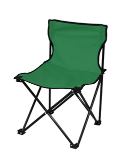 Стул складной URM туристический кресло со спинкой в чехле, зеленый