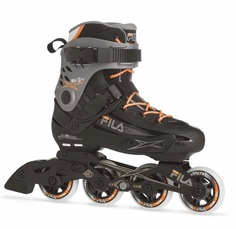 Коньки роликовые FILA MADAME HOUDINI, black/grey/salmon, UK 7,5