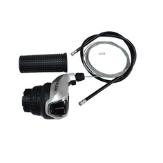Грипшифт KDSG-43-3SI(INDEX) 3ск, левый, с тросиком, оплёткой и грипсой TBS