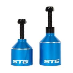 Пеги STG 36 мм для трюкового самоката с осью (2шт) (синий) X99074
