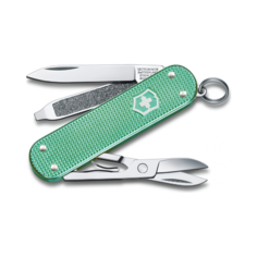 Victorinox Нож-брелок Classic SD Alox Colors Minty Mint 58 мм 5 функций мятный 0.6221.221G