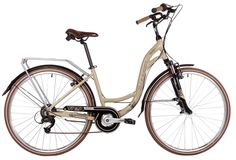 Городской велосипед Stinger Calipso STD (2021) бежевый 15"