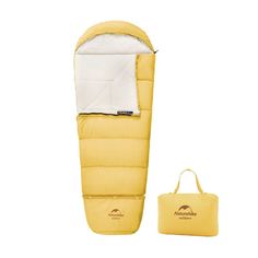 Спальный мешок Naturehike детский, жёлтый