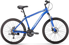 Велосипед FORWARD HARDI 2.0 D 26 21ск. 2022 16 синий/бежевый
