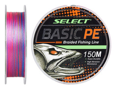 Шнур Select Basic PE 4x 150m (мультиколор) 0.08mm 8LB/4kg