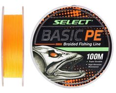 Шнур Select Basic PE 4x 100m (оранжевый) 0.12mm 12LB/5.6kg