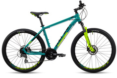 Велосипед горный Aspect Legend 27.5" рама 18" зелено-черный