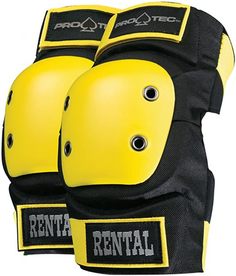 Защита локтей Pro-Tec Rental Elbow Pads Black Yellow, M