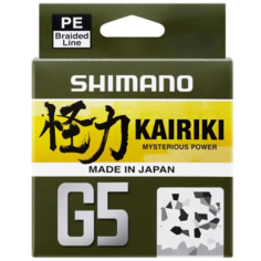 Шнур Shimano Kairiki G5 X4 150м. 0.18мм. 8кг. Steel Grey