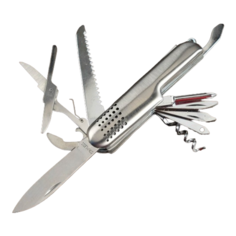 Нож швейцарский "Андерсон" 11в1 рукоять перфорированная диагональ