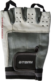 Перчатки для фитнеса Atemi AFG02, белый/черный, S