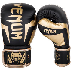 Перчатки боксерские Venum Elite Black/Gold