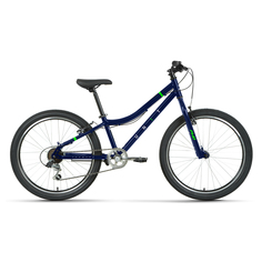 Велосипед подростковый горный Forward Unit 24 1.0 рама 12" темно-синий ярко-зеленый