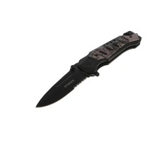 Туристический нож Stinger 3418746, черный/фиолетовый