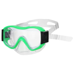Маска для плавания, детская до 15 лет, цвет зеленый Onlitop